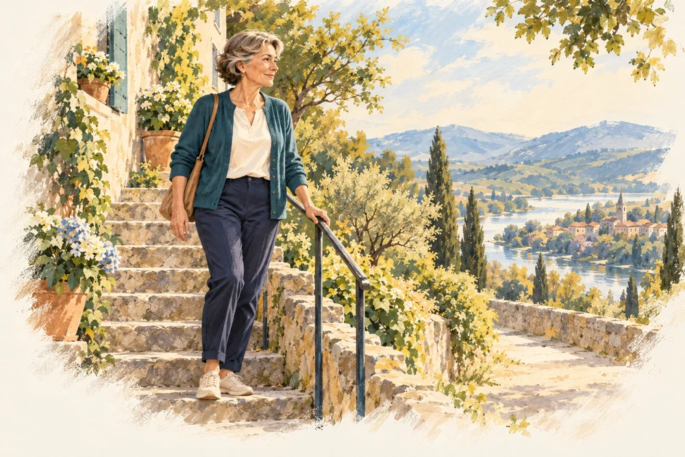Illustration zum fiktiven Beispiel Sabine, 63