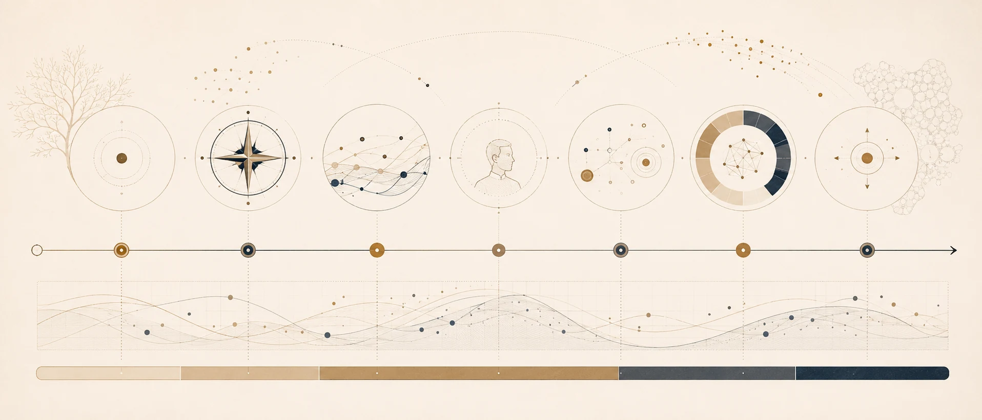 Illustrative 12-Wochen-Begleitstrecke mit Check-ins und Re-Messung